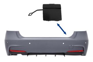 ΤΑΠΑ ΓΑΤΖΟΥ ΡΥΜΟΥΛΚΗΣΗΣ  - Tow Hook Cover Rear Bumper suitable for BMW F30 (2011-up) M-Performance/M-Tech Design