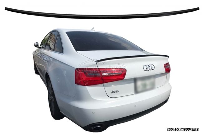 ΑΕΡΟΤΟΜΗ  - Trunk Spoiler suitable for Audi A6 C7 4G 4 Doors (2011-2018) Piano Black