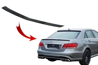 ΑΕΡΟΤΟΜΗ  - Trunk Spoiler suitable for Mercedes E-Class W212 (2009-2016) Facelift Design Piano Black