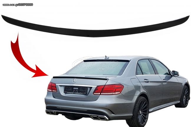 ΑΕΡΟΤΟΜΗ  - Trunk Spoiler suitable for MERCEDES E-Class W212 (2009-2016) Piano Black