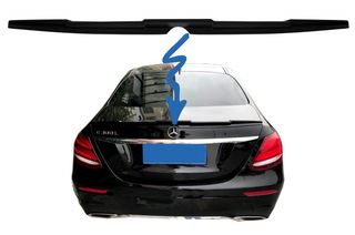 ΑΕΡΟΤΟΜΗ  - Trunk Spoiler suitable for Mercedes E-Class W213 (2016-up) B-Design Matte Black