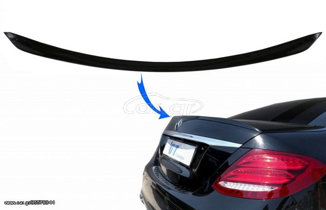 ΑΕΡΟΤΟΜΗ  - Trunk Spoiler suitable for Mercedes E-Class W213 (2016-up) Piano Black