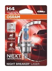 ΛΑΜΠΑ ΑΛΟΓΟΝΟΥ  - OSRAM Halogen NIGHT BREAKER LASER Headlamp 64193NL-01B60 H4 12V 60/55W Blister (1 unit)