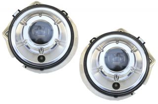 ΕΜΠΡΟΣ ΦΑΝΑΡΙΑ  - Headlights Chrome suitable for MERCEDES G-Class W463 (1989-2012) Bi-Xenon Look