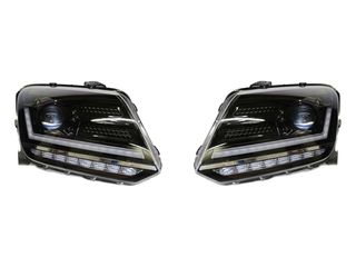 ΦΑΝΑΡΙΑ ΕΜΠΡΟΣ  - Osram LEDriving Full LED Headlights suitable for VW Amarok (2010-) Dynamic Sequential Turning Lights Black