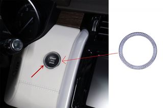 ΔΙΑΚΟΣΜΗΤΙΚΑ ΧΡΩΜΙΟΥ  - Chrome Ring Frame start button suitable for Land Rover Discovery 5 L462 (2017-)Discovery Sport L550 (2014-)Range Rover Sport L494 (2013-)Land Rover Evoque L538 Facelift (2014-)