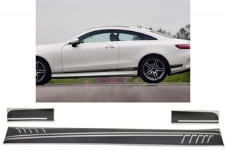 ΑΥΤΟΚΟΛΛΗΤΑ  - Side Decals Sticker Vinyl Matte Black suitable for MERCEDES Benz C238 Coupe W212 W213 E200 E300 E350 E46 E63 C207 A207