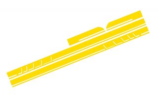 ΑΥΤΟΚΟΛΛΗΤΑ  - Side Decals Sticker Vinyl Matte Yellow suitable for MERCEDES Benz CLA W117 C117 X117 (2013-2016) A Class W176 (2012-up) 45 Design Edition 1