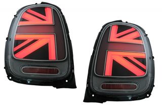 ΠΙΣΩ ΦΑΝΑΡΙΑ  - Taillights suitable for MINI ONE F55 F56 F57 3D 5D Convertible (2014-2018) JCW Design Silver