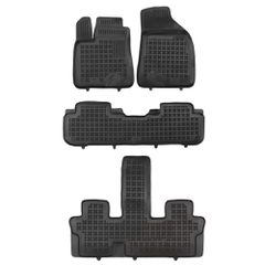 Πατάκια δαπέδου λαστιχένια για Toyota Highlander (III) Hybrid (7 θέσιο) 4τμχ