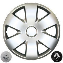 RENAULT CLIO III/MEGANE III ΜΑΡΚΕ ΤΑΣΙΑ 15\" CROATIA COVER (4 ΤΕΜ.)