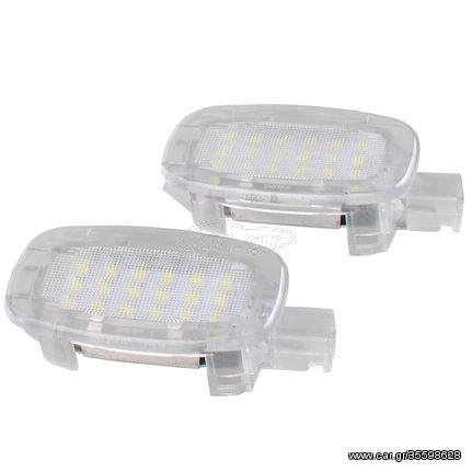 MERCEDES ΠΛΑΦΟΝΙΕΡΕΣ LED ΓΙΑ ΠΟΡΤ ΜΠΑΓΚΑΖ M-TECH (2 ΤΕΜ.)