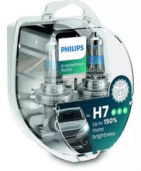 PHILIPS H7 X-treme Vision Pro150 12V 55W Έως 150% Περισσ.Φως (12972XVPS2) 2τμχ