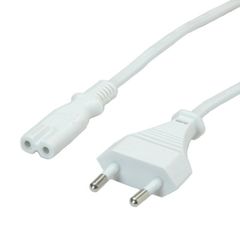 POWER CABLE 704 WHITE AC 1,8m  ΚΑΛΩΔΙΟ ΡΕΥΜΑΤΟΣ ΟΧΤΑΡΑΚΙ ΛΕΥΚΟ (PS2/PSX/XBOX/SS/DC) PCGP11040WT20