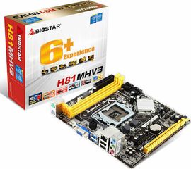 Motherboard Biostar H81MHV3 DDR3 V7.3 Μητρική (1150 Socket)