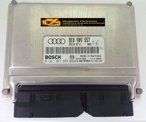 ΕΓΚΕΦΑΛΟΣ AUDI SEAT SKODA VOLKSWAGEN A4 B6 2.0i ALT BOSCH 8E0909557 0261207285 8E2 ALT ME7.5 ΞΕΚΛΕΙΔΩΤΟΣ ΑΡΙΣΤΟΣ - ΕΓΓΥΗΣΗ !!