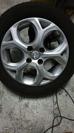 ΓΝΗΣΙΑ ΖΑΝΤΑ PEUGEOT  CITROEN 16' ΜΕ ΕΛΑΣΤΙΚΑ 195/55R16