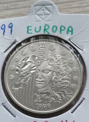 6,55957 φράγκα Europa ασημένιο νόμισμα 1999 Γαλλία
