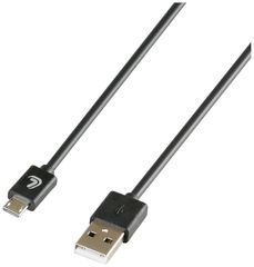 ΚΑΛΩΔΙΟ ΦΟΡΤΙΣΗΣ ΚΑΙ ΣΥΓΧΡΟΝΙΣΜΟΥ MICRO USB 200cm ΜΑΥΡΟ ESSENTIALS LAMPA - 1 ΤΕΜ.