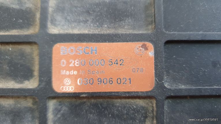 ΜΟΝΑΔΑ ΕΛΕΓΧΟΥ ΚΙΝΗΤΗΡΑ ECU VW GOLF, JETTA, POLO, 1.3 54PS, 030906021, 0280000542, -thumb-1
