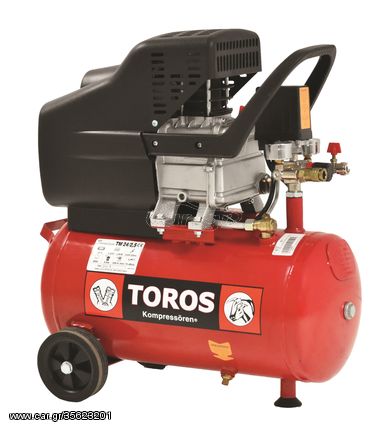 ΑΕΡΟΣΥΜΠΙΕΣΤΗΣ TOROS  24-2.5Hp ΜΟΝΟΜΠΛΟΚ (#40137)