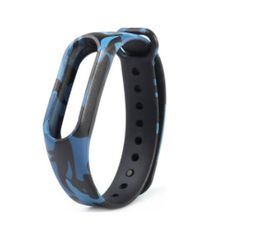 OEM Ανταλλακτικό Λουρί Σιλικόνης για Xiaomi Mi Band 5 μπλε Camouflage