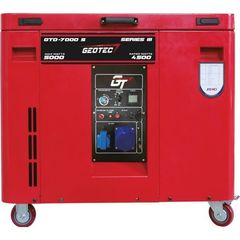 Κλειστού Τύπου Γεννήτρια Πετρελαίου GEOTEC GTD-7000 S Με Ηλεκτρική Εκκίνηση