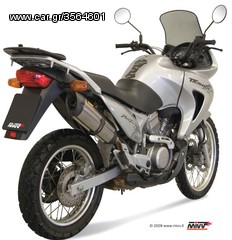 Εξάτμιση Τελικό Mivv Suono S.Steel/Carbon End Honda Transalp 650 2005-2007*