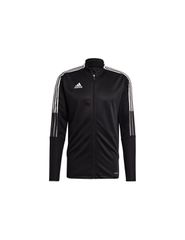 Adidas Tiro 21 Ανδρική Φούτερ Ζακέτα με Τσέπες Μαύρη GM7319