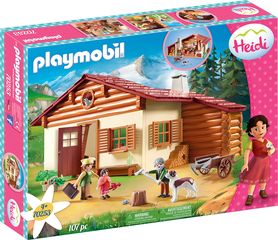 Playmobil Heidi: Η Χάιντι με τον Παππού της στην Καλύβα (70253)