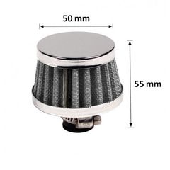 Φίλτρο Carbon Ανθρακί Μικρό 22mm. με Δαχτυλίδι-thumb-2