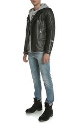 biker jacket SCOTCH & SODA μαύρο-thumb-1