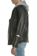 biker jacket SCOTCH & SODA μαύρο-thumb-3