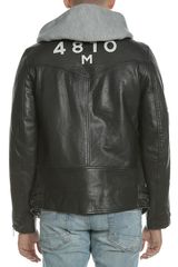 biker jacket SCOTCH & SODA μαύρο-thumb-4