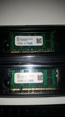 Μνήμες για laptop 2X2 gb (Σύνολο 4Gb)
