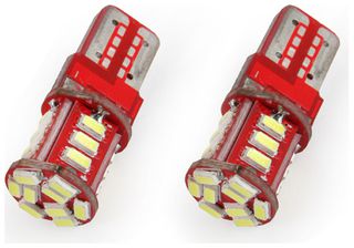 T10 ΛΑΜΠΑΚΙ STANDARD LED 12V - 1W - 5600K - 21LED (ΛΕΥΚΟ/ΨΥΧΡΟ) AMiO - 2 ΤΕΜ.
