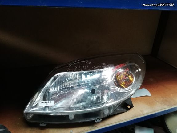 DACIA SANDERO '07-'13 ΦΑΝΑΡΙ ΕΜΠΡΟΣ ΑΡΙΣΤΕΡΟ | LEFT FRONTLIGHT