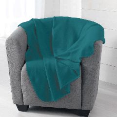 Polar fleece κουβέρτα Malou blue 100% polyester διαστάσεων 125x150cm