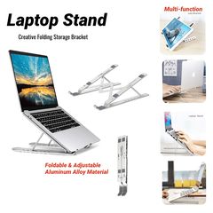 Πτυσσόμενη Βάση Αλουμινίου για Laptop + Tablet X2-Silver