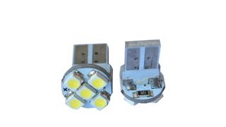 Λαμπτήρες T10 LED Ψείρες  5 Smd Can Bus w5w 6w 6500k 2 Τεμάχια 