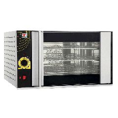 Φούρνος επαγγελματικός αέρος διαστάσεων 690x635x470mm με 4 θέσεις για τοποθέτηση 4 ταψιών