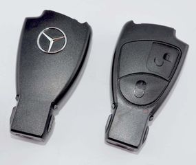 MERCEDES-BENZ A-Class (W169) (2004-2012) Ανταλλακτικό Κέλυφος Κλειδιού (2 Κουμπιά) Mercedes Α150 (w169) και άλλα Μοντέλα - MERCEDES