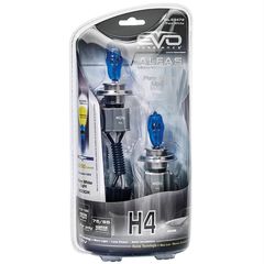 EVO ALFAS H4 12V 75 85W 6000K ΣΕΤ 2τμχ Hi-Performance Ultra-White Halogen