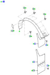 ΦΡΥΔΙ ΦΤΕΡΟΥ ΠΙΣΩ ΔΕΞΙΑ FORD RANGER 06-11 (Highlight Silver)