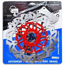 ΔΙΣΚΟΠΛΑΚΑ ΕΜΠΡΟΣ ΜΑΡΓΑΡΙΤΑ YAMAHA CRYPTON-X 135 ΚΟΚΚΙΝΗ TITAN PARTS