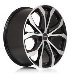 Alutec W10X racing black frontpolished Wheel - 8,5x19 - 5x114,3