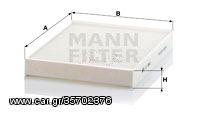 Φίλτρο, αέρας εσωτερικού χώρου MANN-FILTER CU2842 Volkswagen Amarok 2000cc BiTDI 4motion 163ps 2010- (7H0819631)