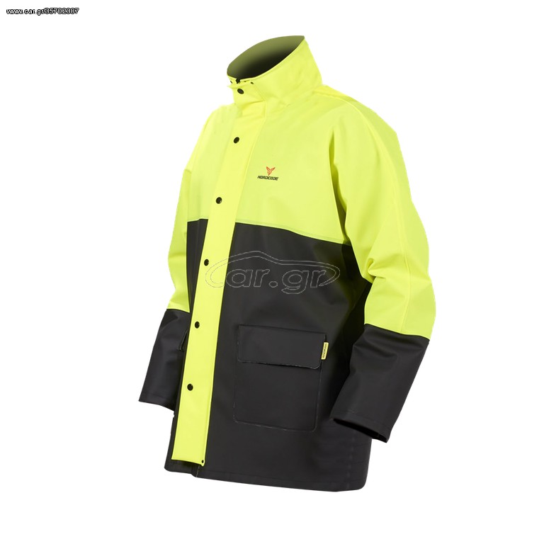 Αδιάβροχο μπουφάν ROAD Nordcode Rain jacket fluo/black ROAD 