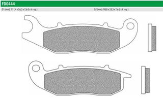 NEWFREN FA693 HONDA PCX 125/150 2019 PIAGGIO MEDLEY125/150 16-18 LIBERTY125-4T 3V/150 16-19