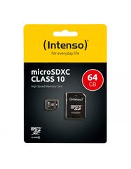 Intenso microSDXC 64GB Class 10 with Adapter